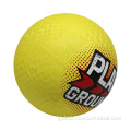 7 Inch Dodgeball Yellow 8.5 inch playground Ball dodgeball kickball Factory